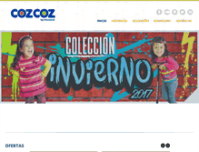 Tablet Screenshot of cozcoz.cl